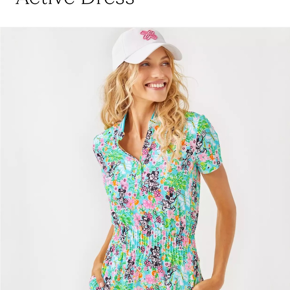 Medium Lilly Hearts Disney UPF 50+ Luxletic Love Active Dress